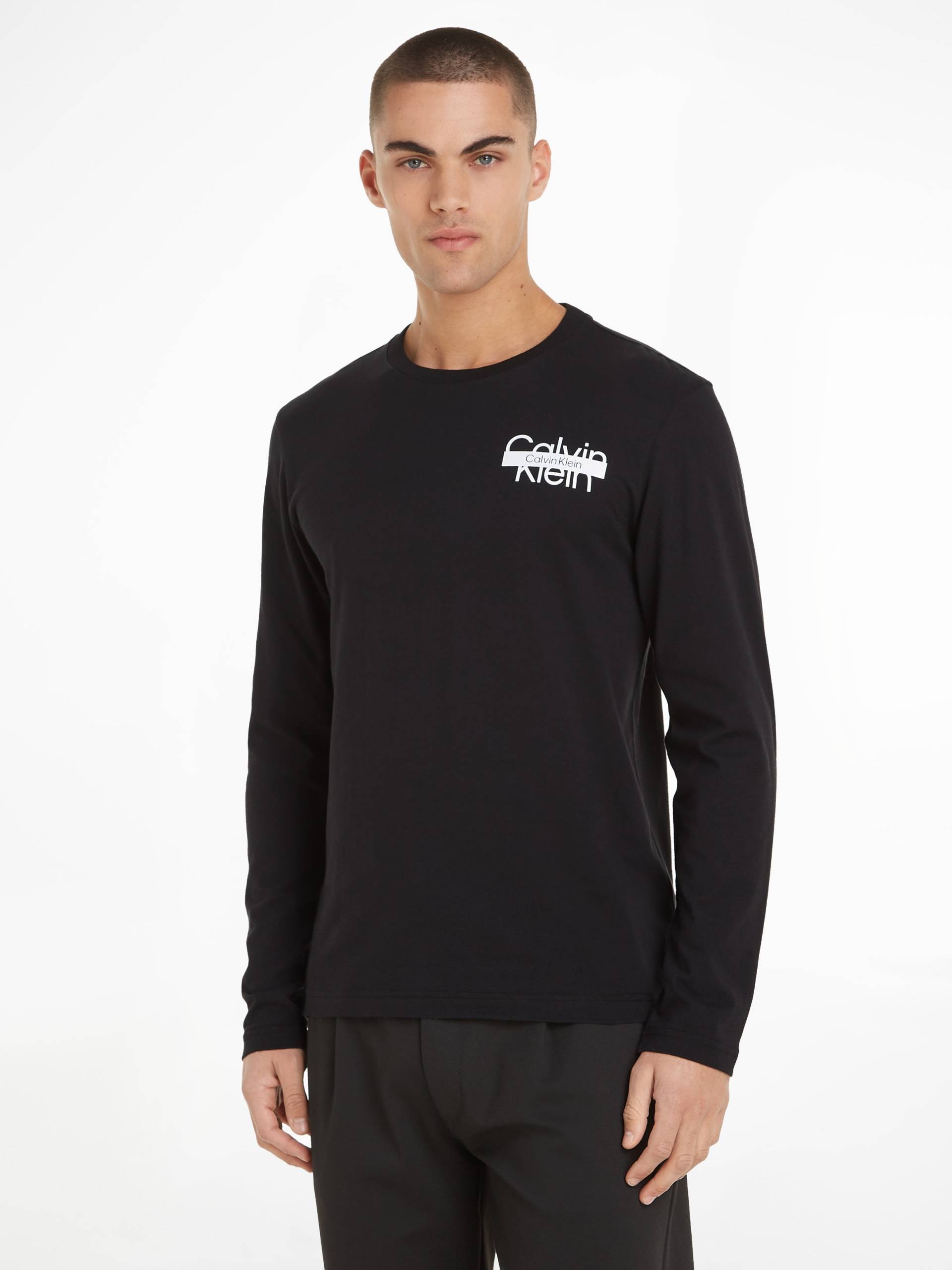 Calvin Klein Langarmshirt »CUT THROUGH LOGO LS T-SHIRT« Calvin Klein Langarmshirt »CUT THROUGH LOGO LS T-SHIRT« von Calvin Klein