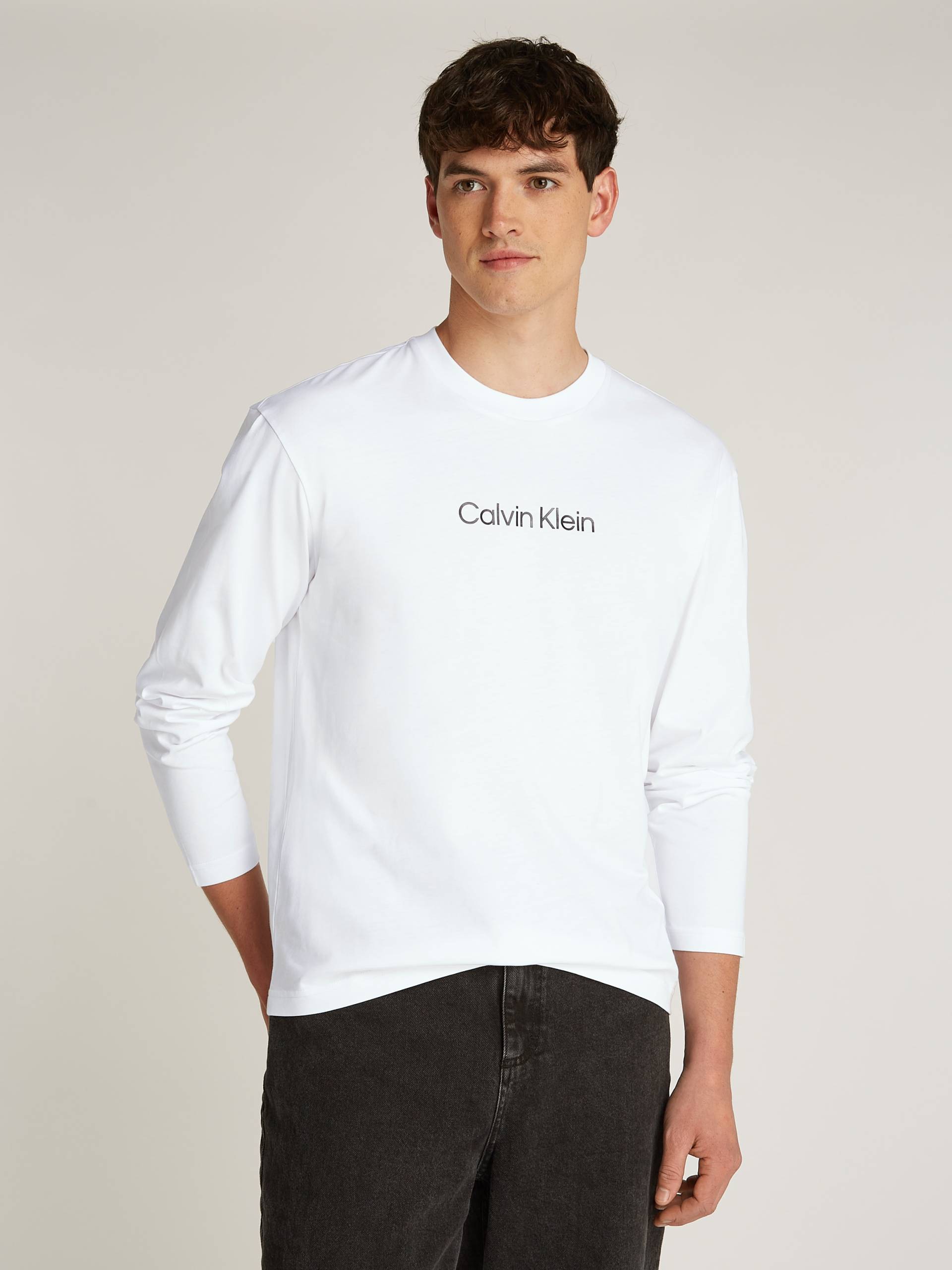 Calvin Klein Langarmshirt »HERO LOGO LS T-SHIRT«, mit Logoschriftzug von Calvin Klein