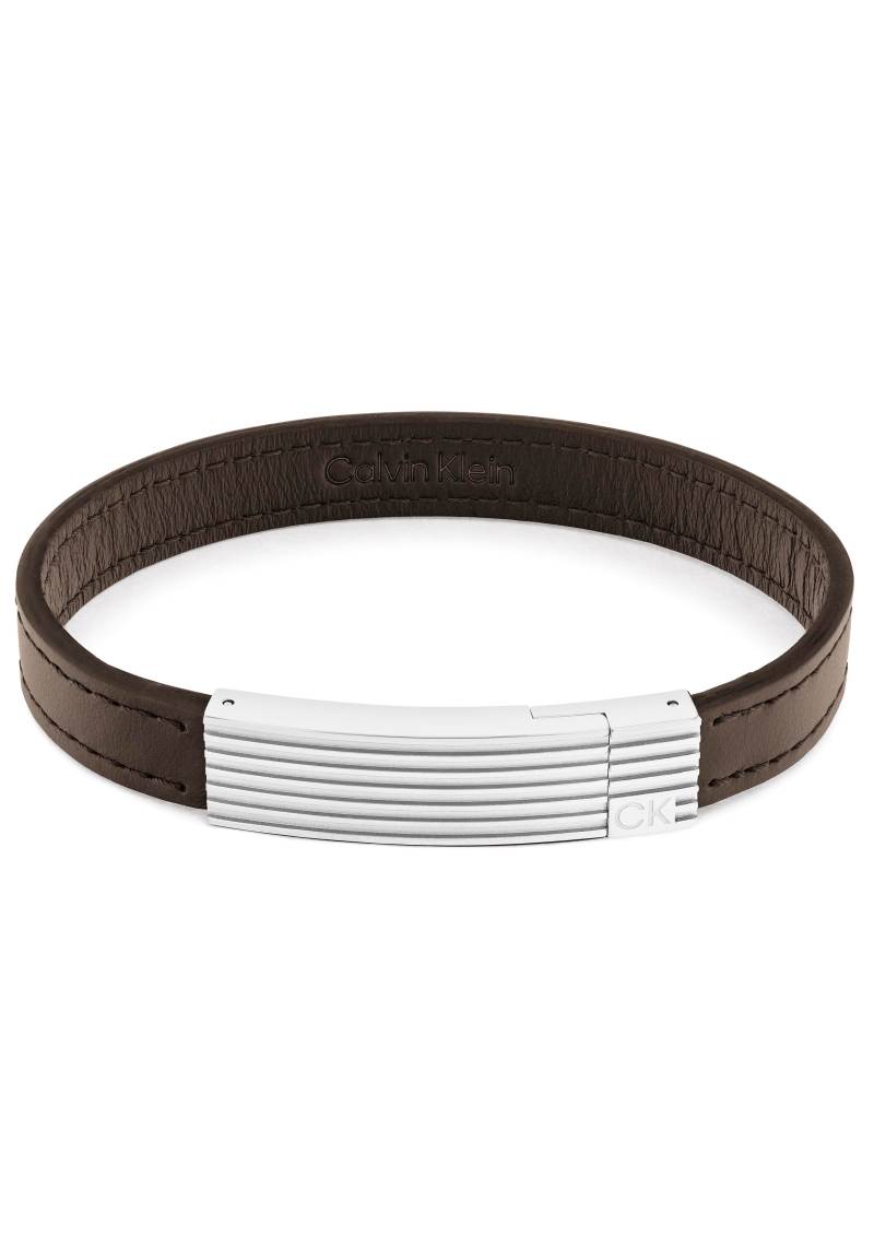 Calvin Klein Lederarmband »Schmuck Edelstahl Armschmuck Lederarmband« von Calvin Klein