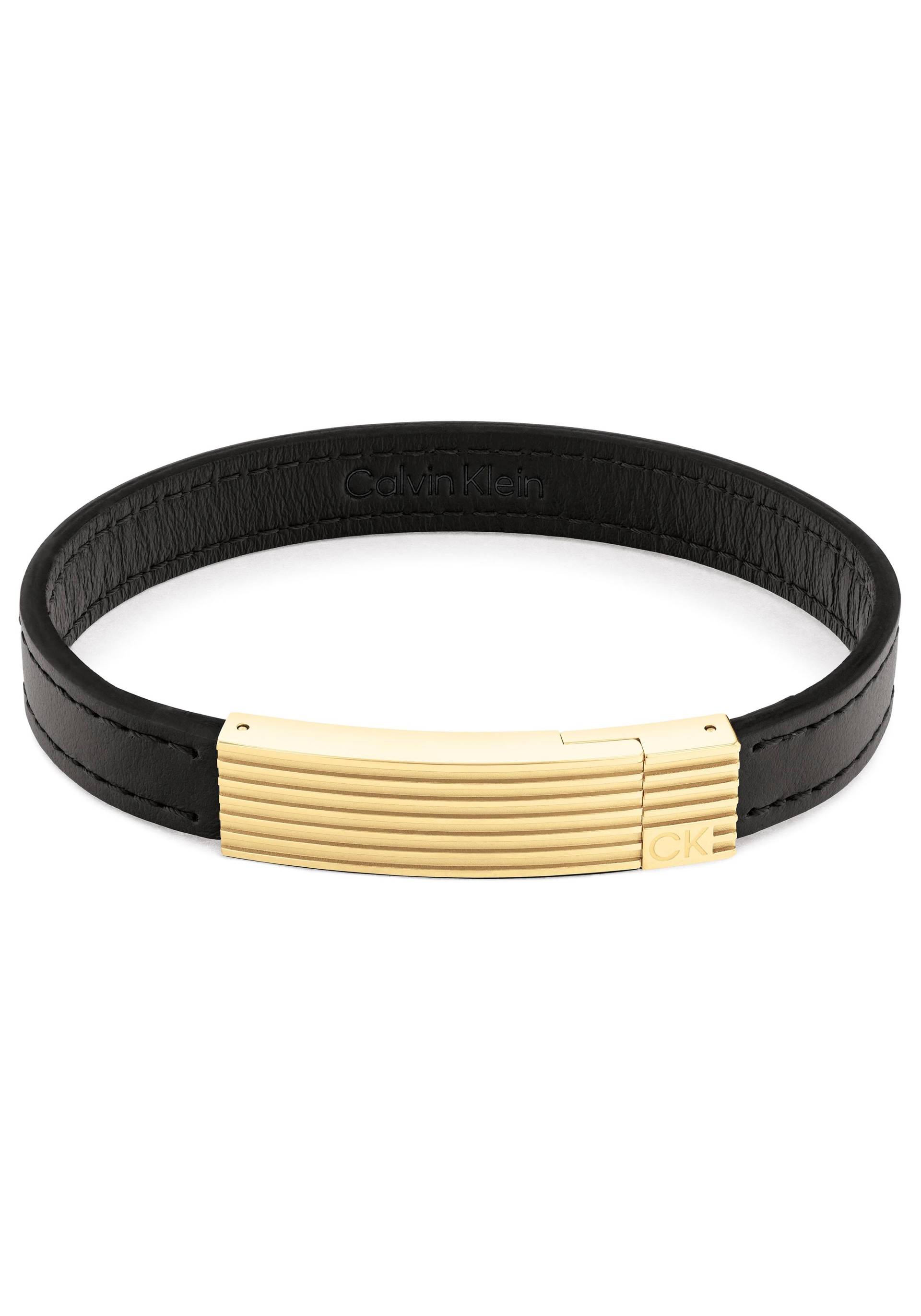Calvin Klein Lederarmband »Schmuck Edelstahl Armschmuck Lederarmband« Calvin Klein Lederarmband »Schmuck Edelstahl Armschmuck Lederarmband« von Calvin Klein
