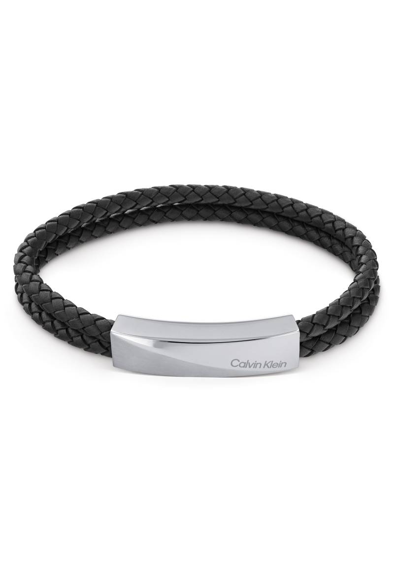 Calvin Klein Lederarmband »Schmuck Edelstahl Armschmuck Lederarmband Wickelarmband« von Calvin Klein