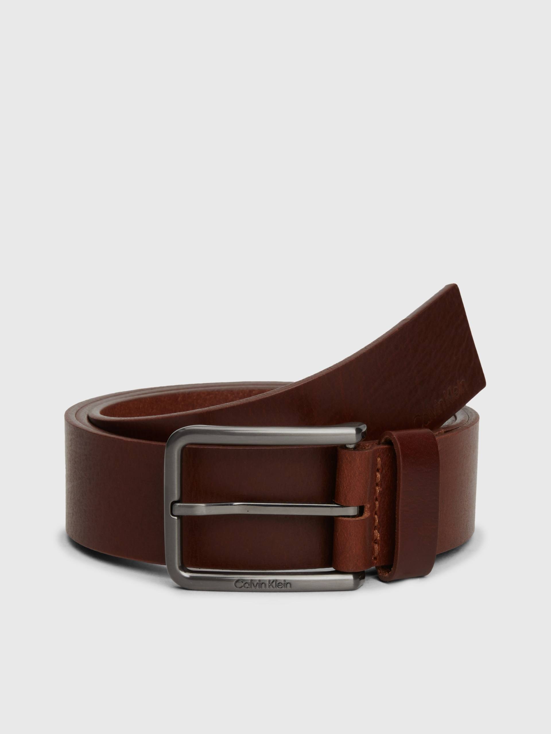 Calvin Klein Ledergürtel, aus geöltem Narbenleder Calvin Klein Ledergürtel, aus geöltem Narbenleder von Calvin Klein