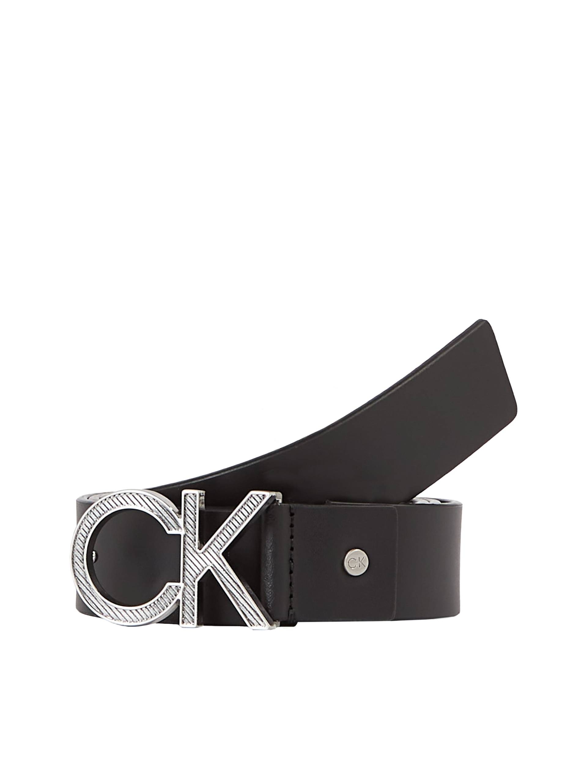 Calvin Klein Ledergürtel »ADJ CK METAL DIAGONAL 35MM«, mit Markenlabel von Calvin Klein