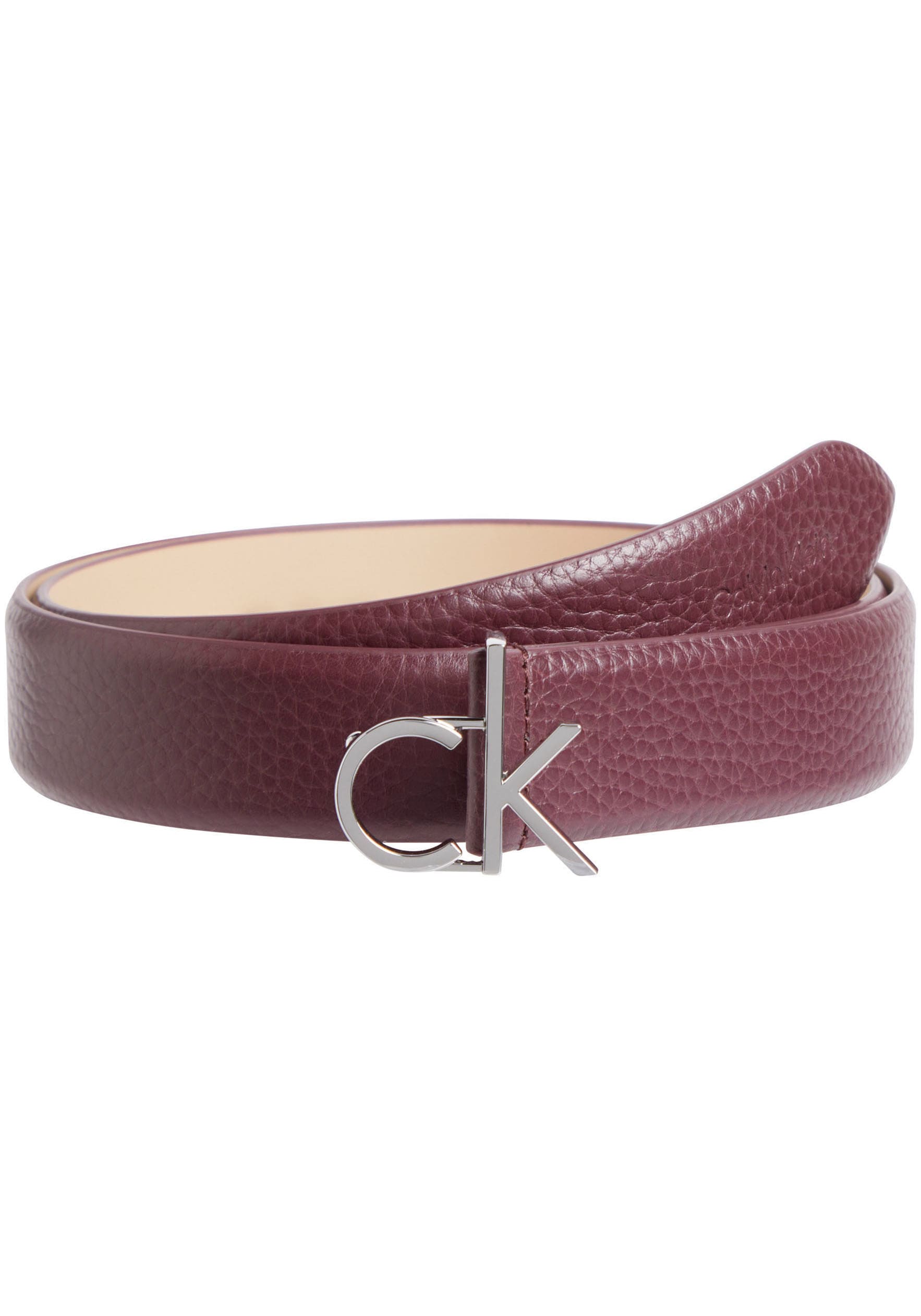 Calvin Klein Ledergürtel »CK LOGO BUCKLE BELT 3.0_PBL«, mit Logoprägung als Schliesse von Calvin Klein