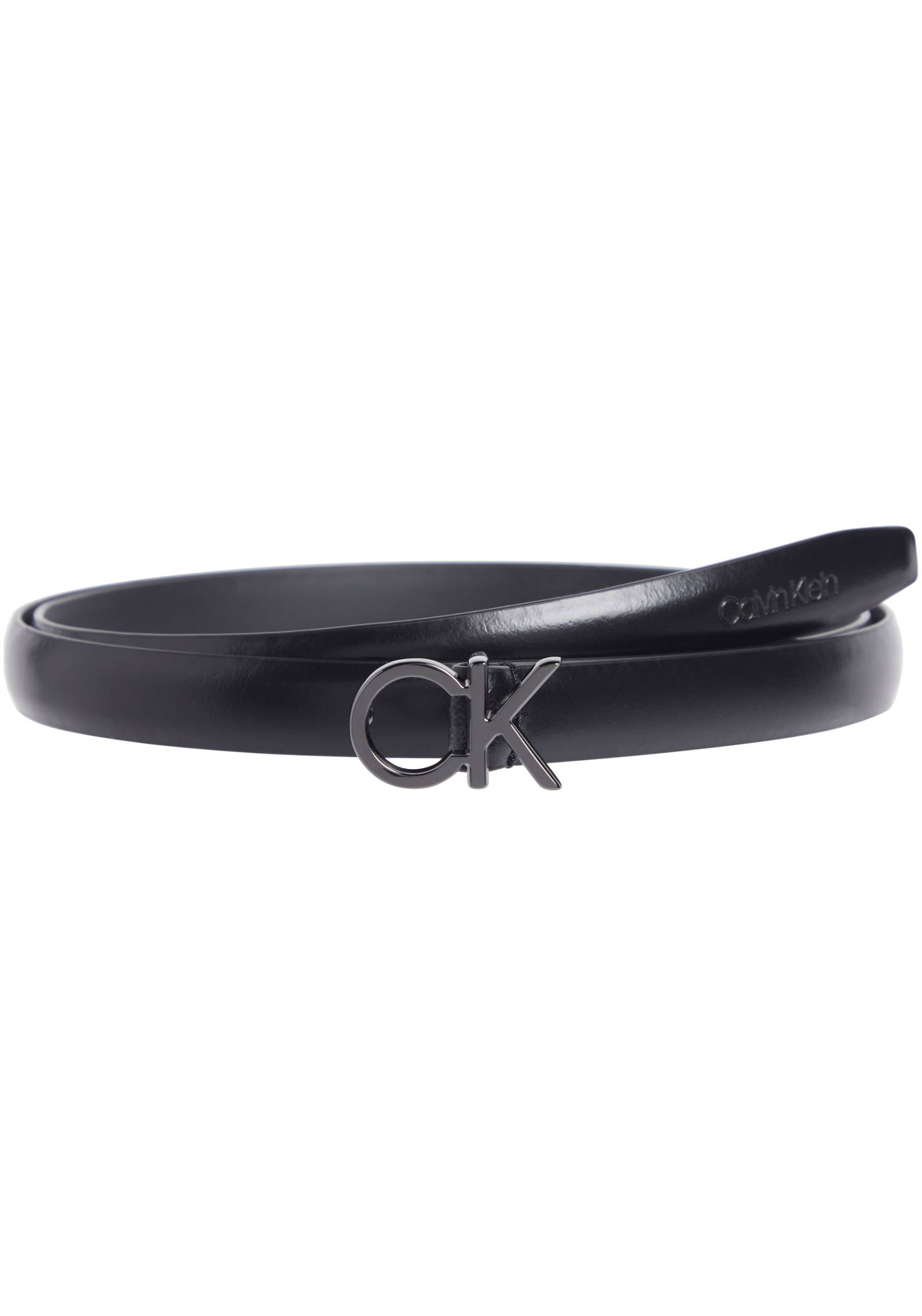 Calvin Klein Ledergürtel »CK THIN BELT 1.5CM«, mit Logoprägung als Schliesse von Calvin Klein