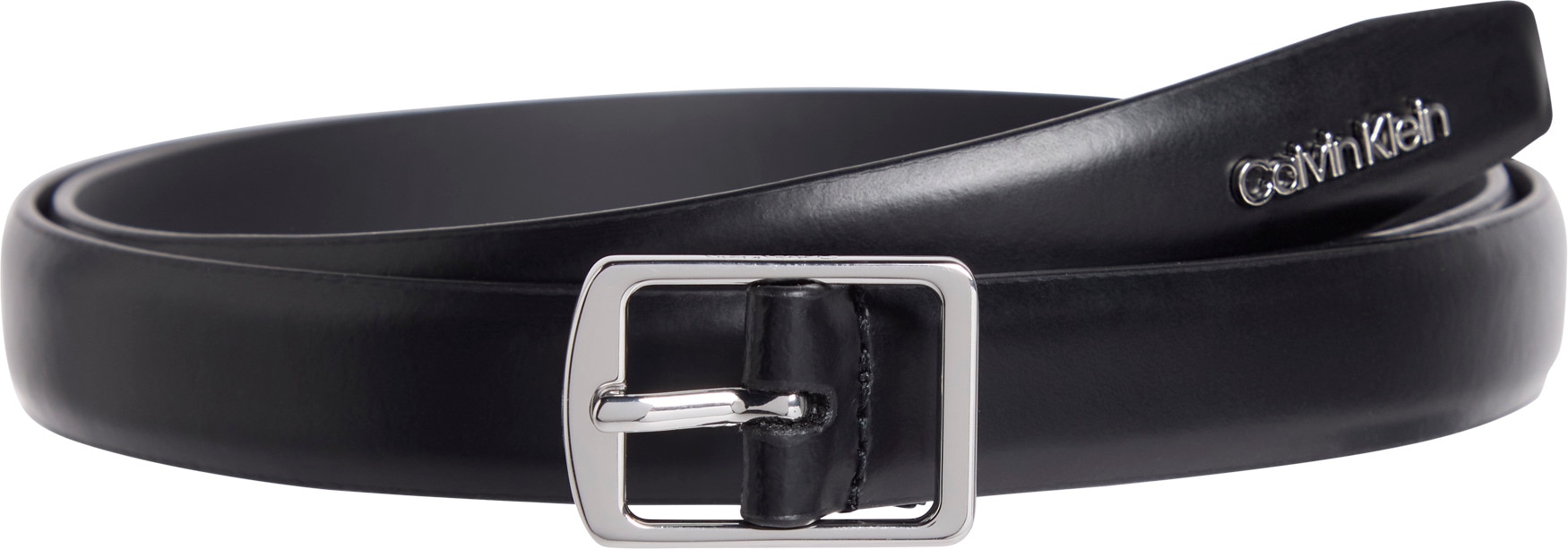 Calvin Klein Ledergürtel »SLIM SQUARE BUCKLE BELT 2.0«, im klassischen Stil von Calvin Klein