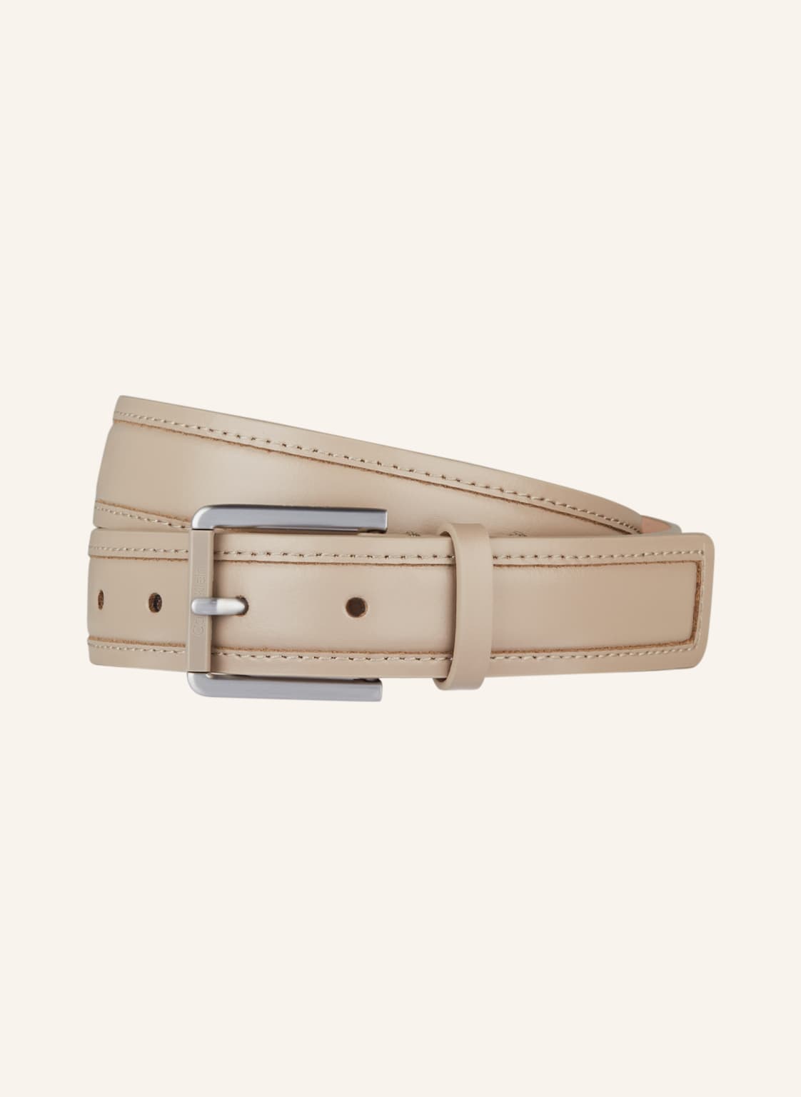 Calvin Klein Ledergürtel beige von Calvin Klein