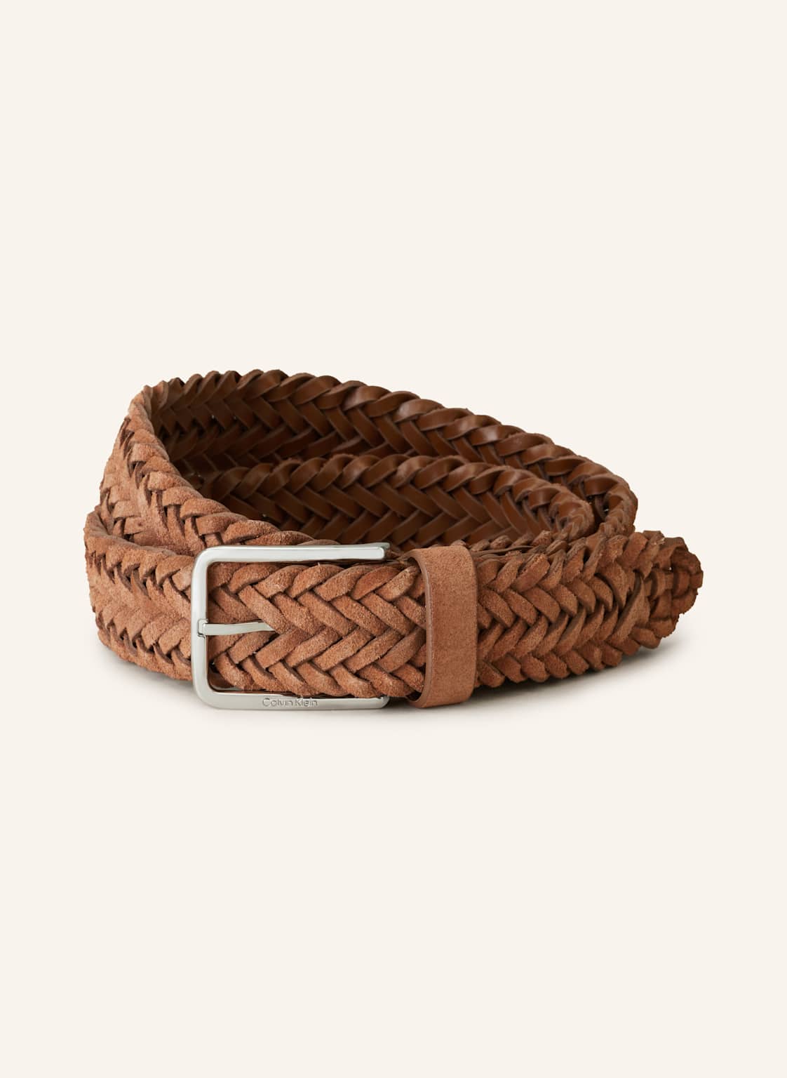Calvin Klein Flechtgürtel Aus Leder braun Calvin Klein Flechtgürtel Aus Leder braun von Calvin Klein