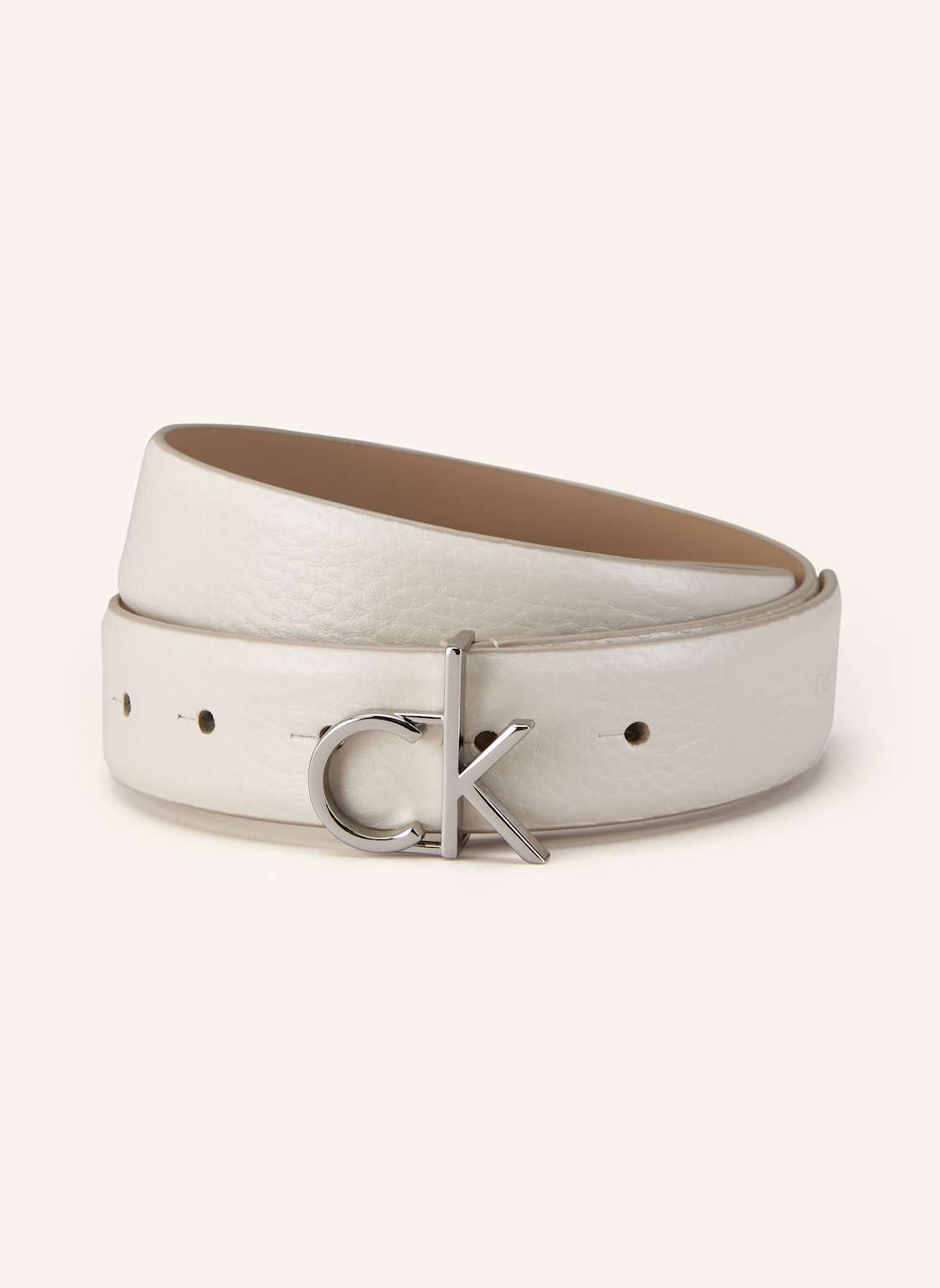 Calvin Klein Ledergürtel weiss Calvin Klein Ledergürtel weiss von Calvin Klein