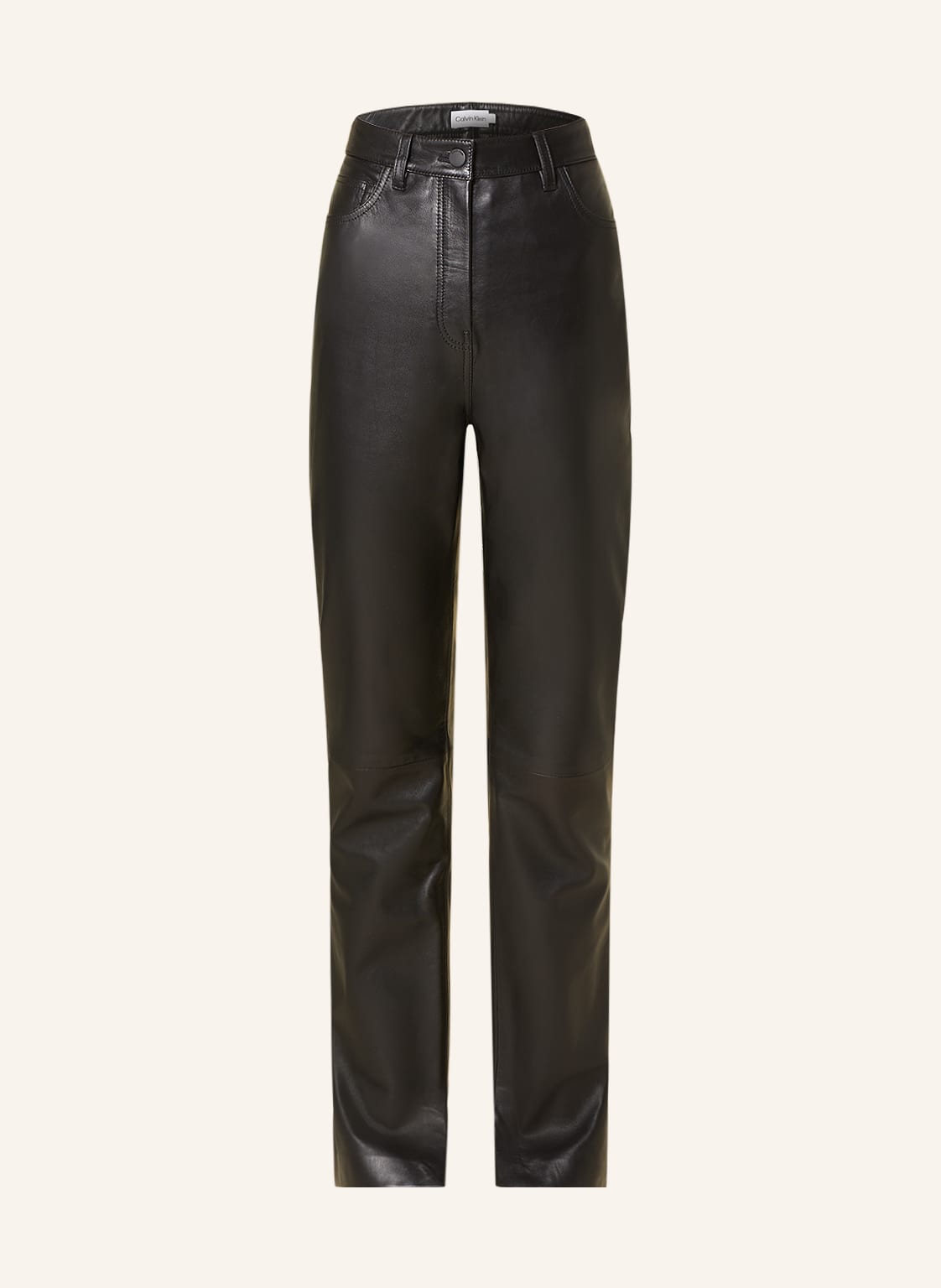 Calvin Klein Lederhose schwarz Calvin Klein Lederhose schwarz von Calvin Klein