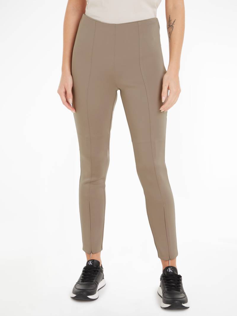 Calvin Klein Leggings »TECHNICAL KNIT LEGGING«, mit Reissverschluss am Beinabschluss von Calvin Klein