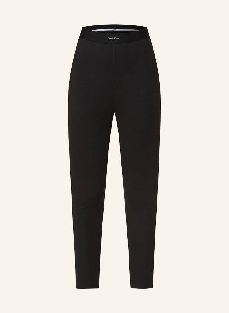 Calvin Klein Lounge-Leggings Cotton Stretch Rib schwarz von Calvin Klein