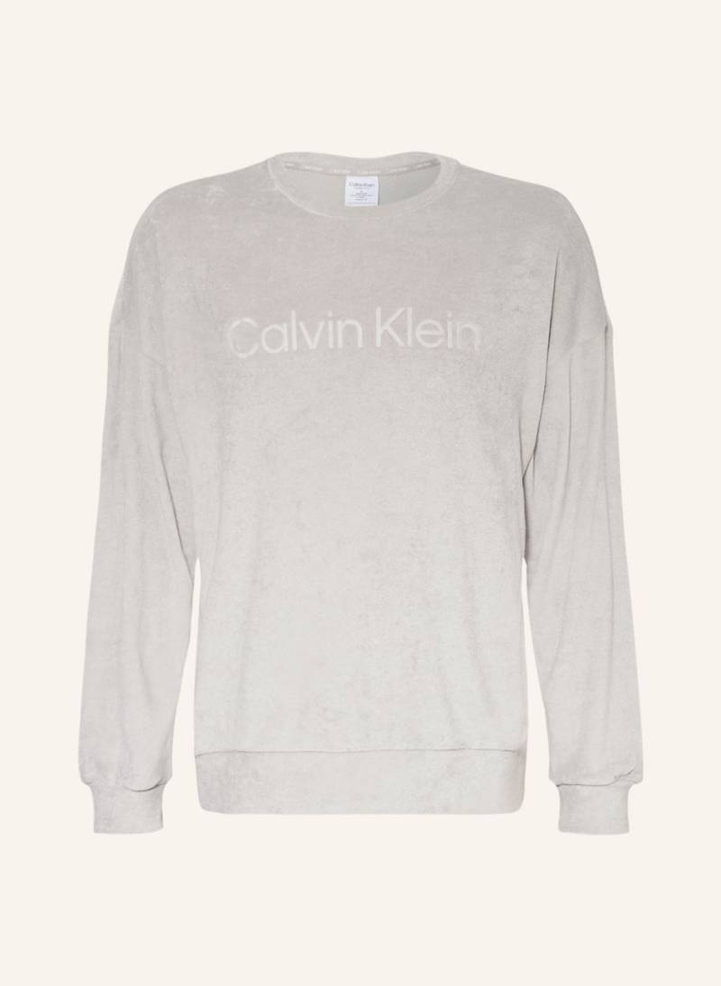 Calvin Klein Lounge-Shirt Aus Frottee grau von Calvin Klein