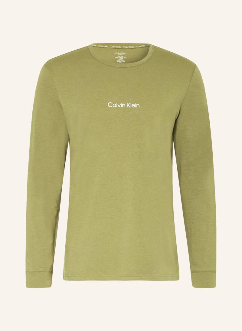 Calvin Klein Lounge-Shirt Modern Structure gruen von Calvin Klein
