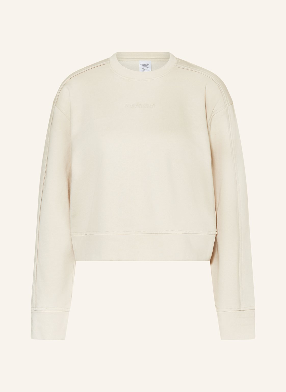 Calvin Klein Lounge-Sweatshirt beige von Calvin Klein