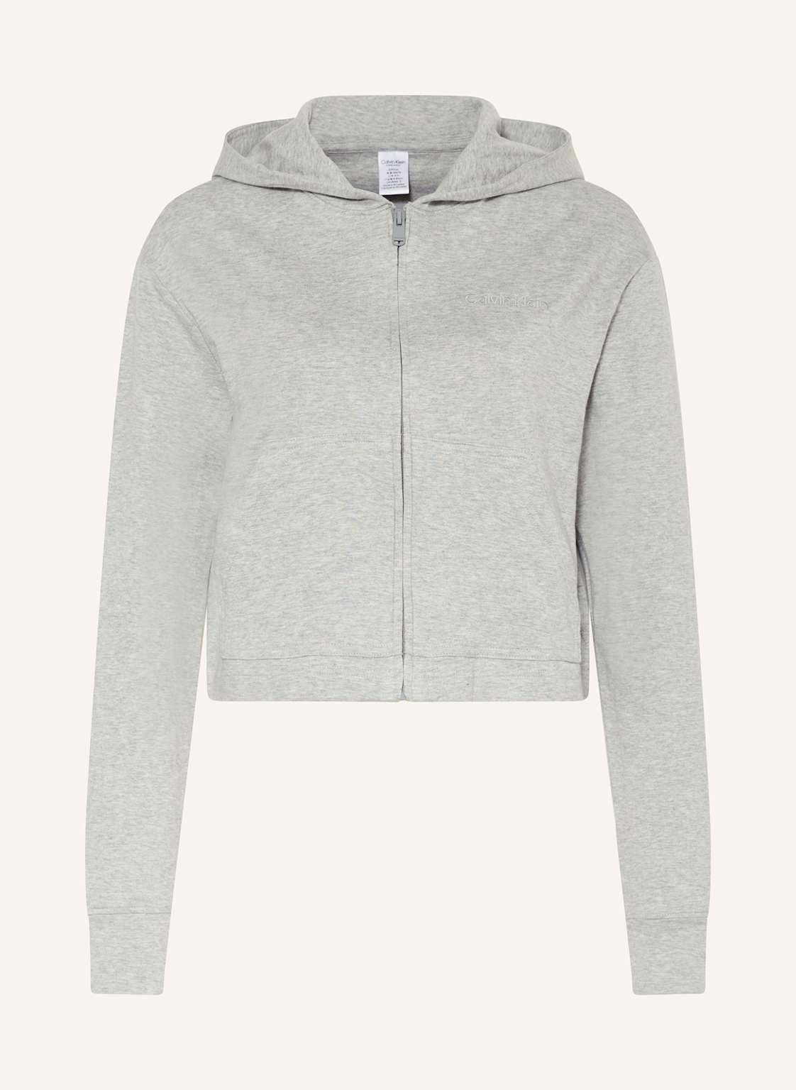 Calvin Klein Lounge-Jacke Modern Terry grau Calvin Klein Lounge-Jacke Modern Terry grau von Calvin Klein
