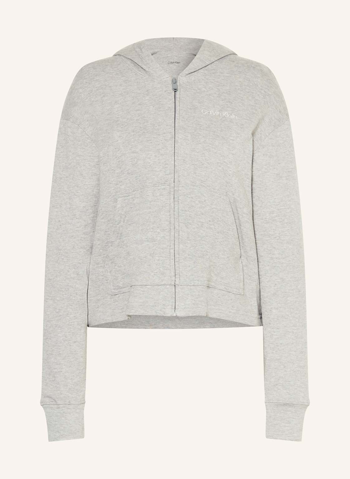 Calvin Klein Lounge-Sweatjacke Icon Cotton Terry grau Calvin Klein Lounge-Sweatjacke Icon Cotton Terry grau von Calvin Klein