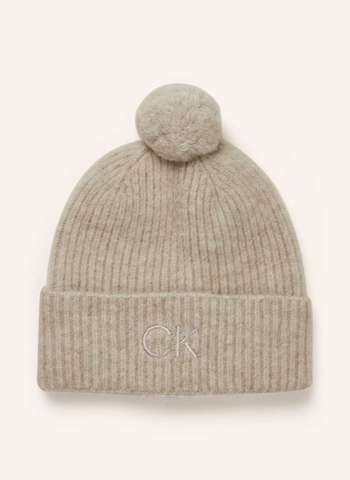 Calvin Klein Mütze Mit Alpaka beige Calvin Klein Mütze Mit Alpaka beige von Calvin Klein