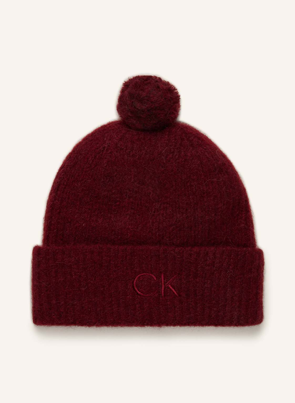 Calvin Klein Mütze Mit Alpaka rot Calvin Klein Mütze Mit Alpaka rot von Calvin Klein
