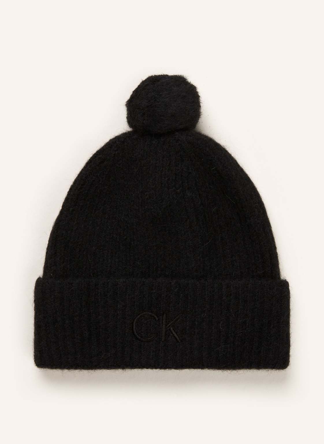 Calvin Klein Mütze Mit Alpaka schwarz Calvin Klein Mütze Mit Alpaka schwarz von Calvin Klein