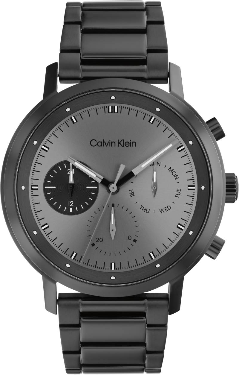 Calvin Klein Multifunktionsuhr »Gauge, 25200062«, Quarzuhr, Armbanduhr, Herrenuhr, Datum, Edelstahlarmband von Calvin Klein