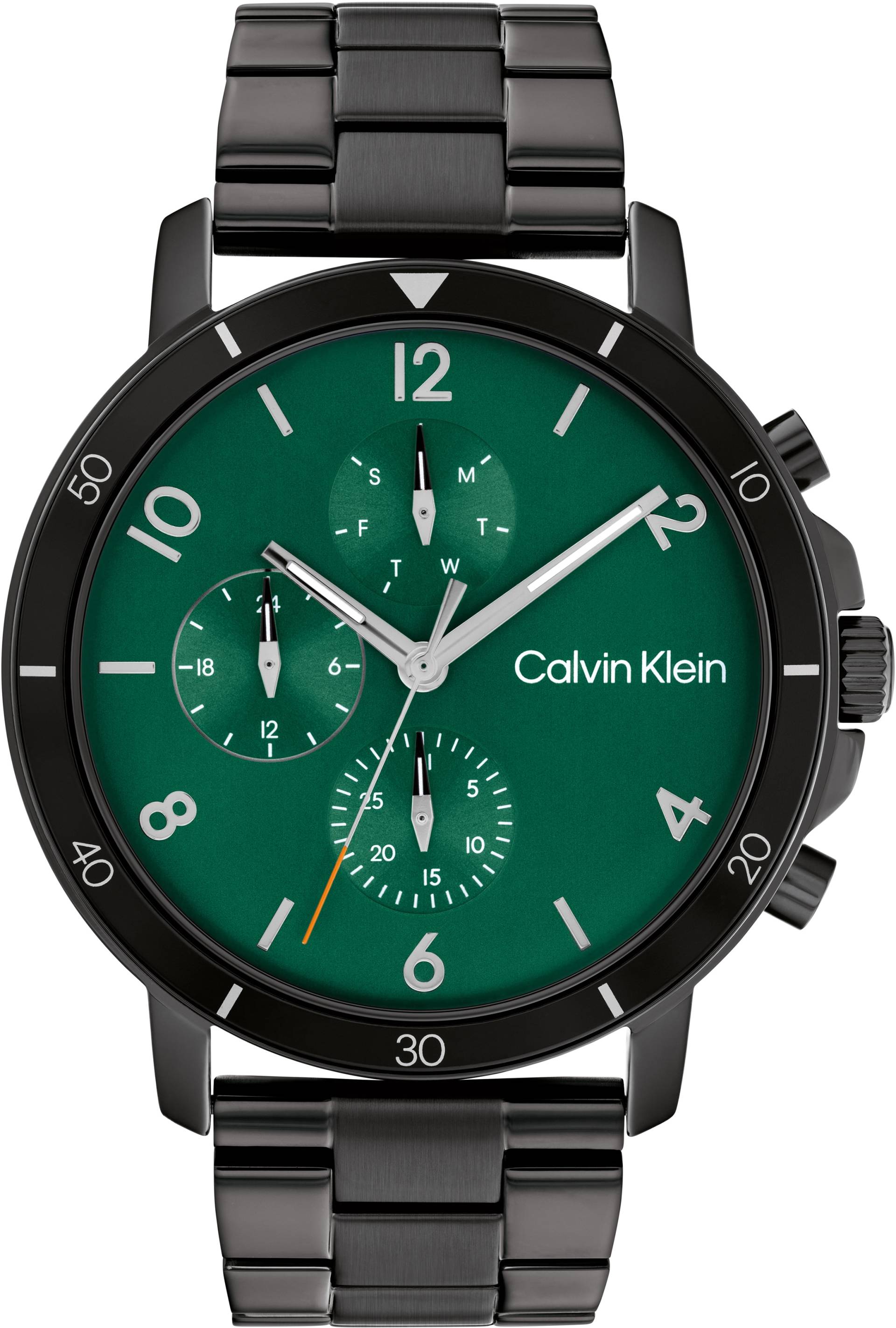 Calvin Klein Multifunktionsuhr »Gauge Sport, 25200069«, Quarzuhr, Armbanduhr, Herrenuhr, Datum, IP-Beschichtung von Calvin Klein