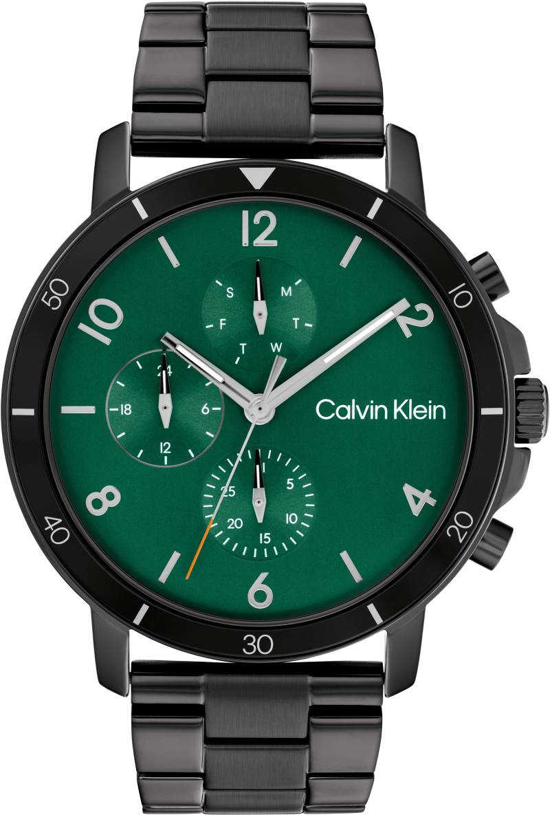 Calvin Klein Multifunktionsuhr »Gauge Sport, 25200069«, Quarzuhr, Armbanduhr, Herrenuhr, Datum, Edelstahlarmband von Calvin Klein