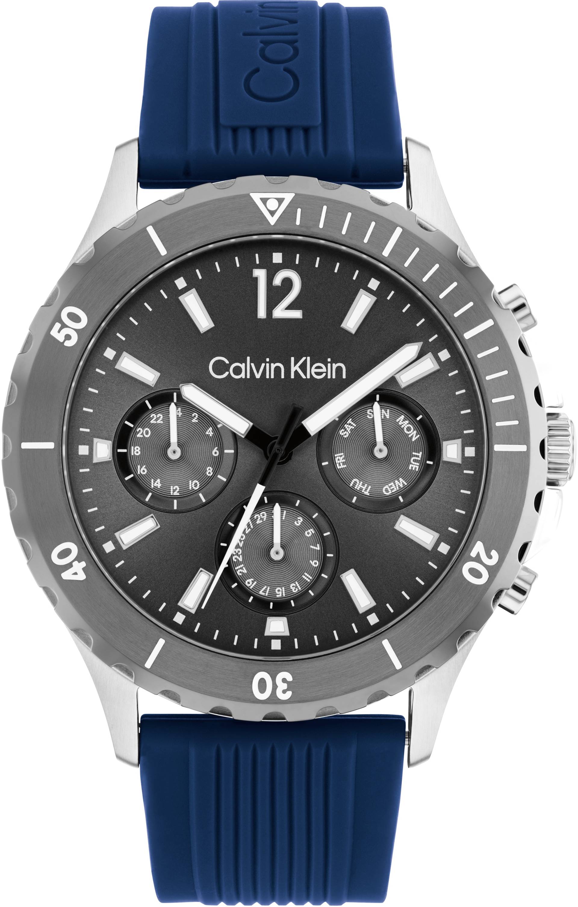 Calvin Klein Multifunktionsuhr »Sport, 25200120«, Quarzuhr, Armbanduhr, Herrenuhr, Datum, IP-Beschichtung von Calvin Klein