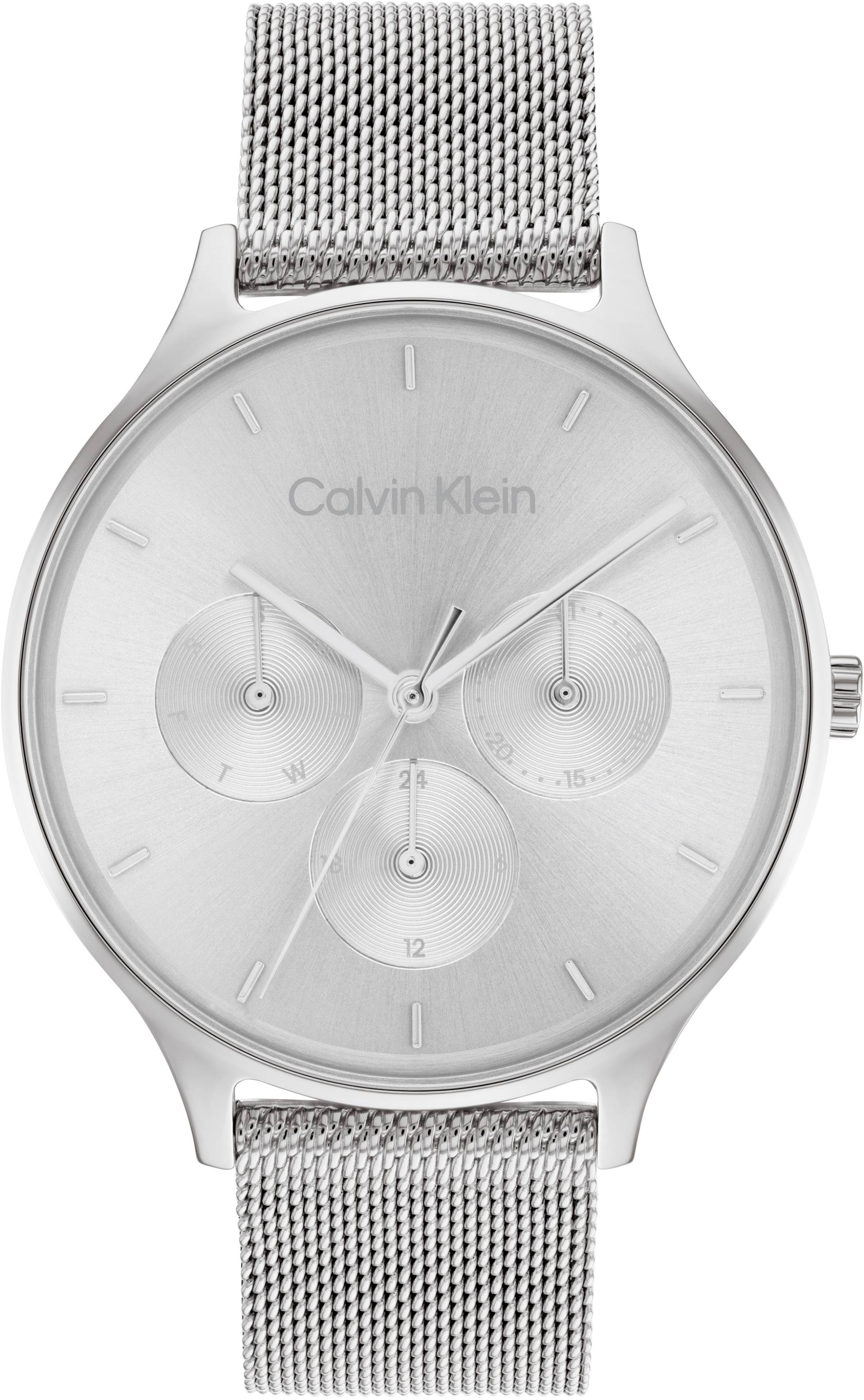 Calvin Klein Multifunktionsuhr »Timeless Multifunction, 25200104«, Quarzuhr, Armbanduhr, Damenuhr, Datum, 12/24-Stunden-Anzeige von Calvin Klein