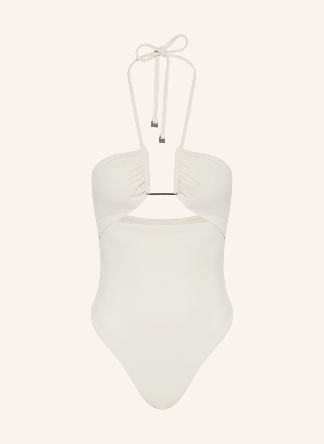 Calvin Klein Neckholder-Badeanzug weiss von Calvin Klein