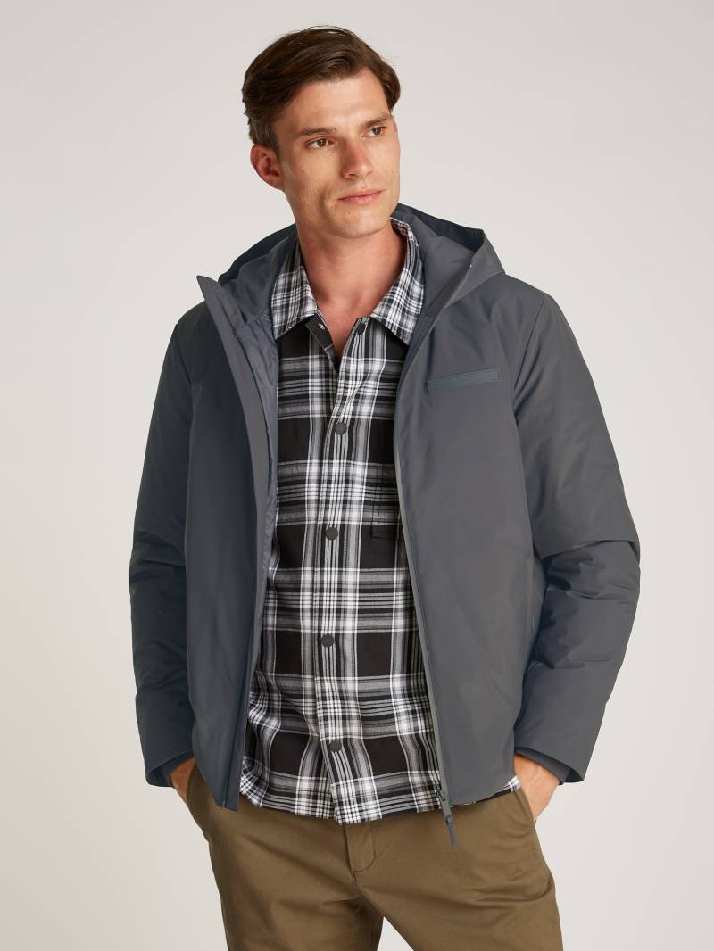 Calvin Klein Outdoorjacke »TECHNICAL NON-QUILT JACKET HOOD«, mit Kapuze, mit Logoprint von Calvin Klein