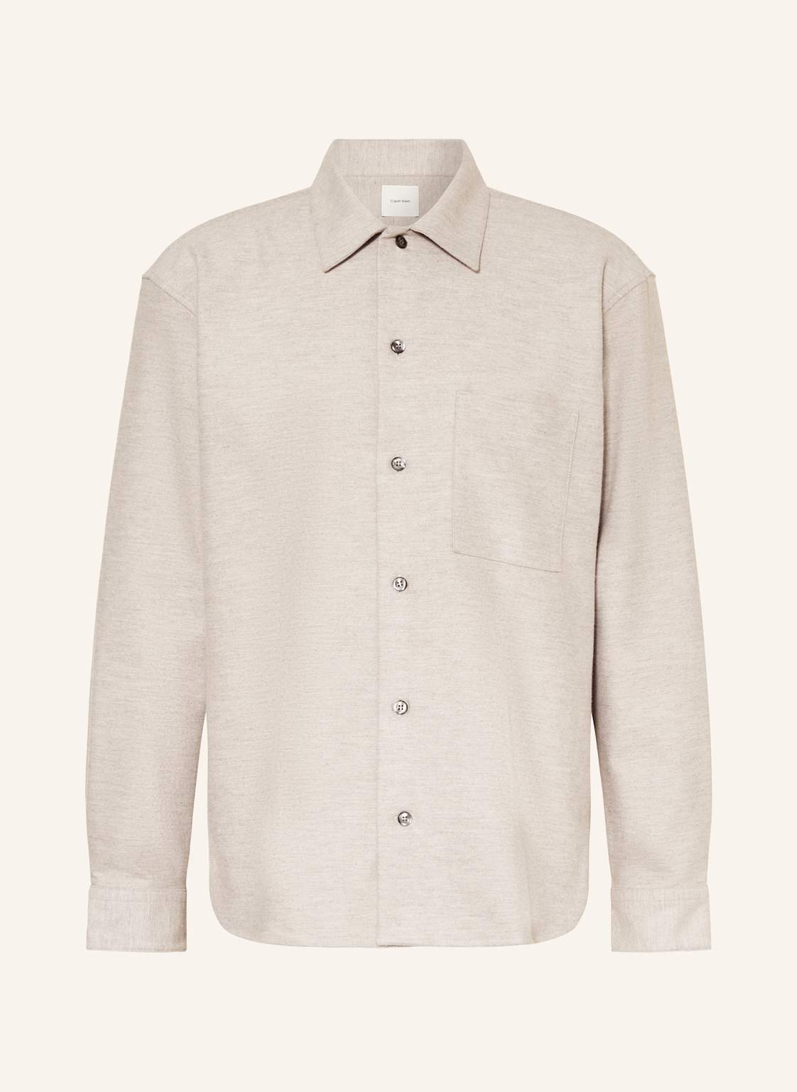 Calvin Klein Overshirt Comfort Fit weiss von Calvin Klein