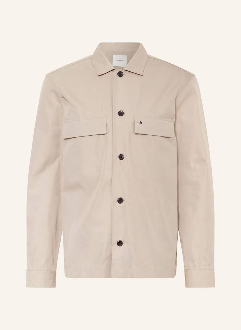 Calvin Klein Overshirt beige von Calvin Klein