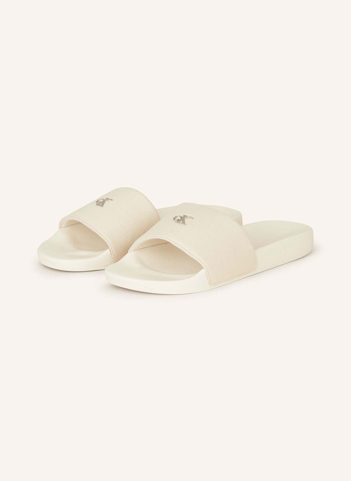 Calvin Klein Pantoletten beige Calvin Klein Pantoletten beige von Calvin Klein