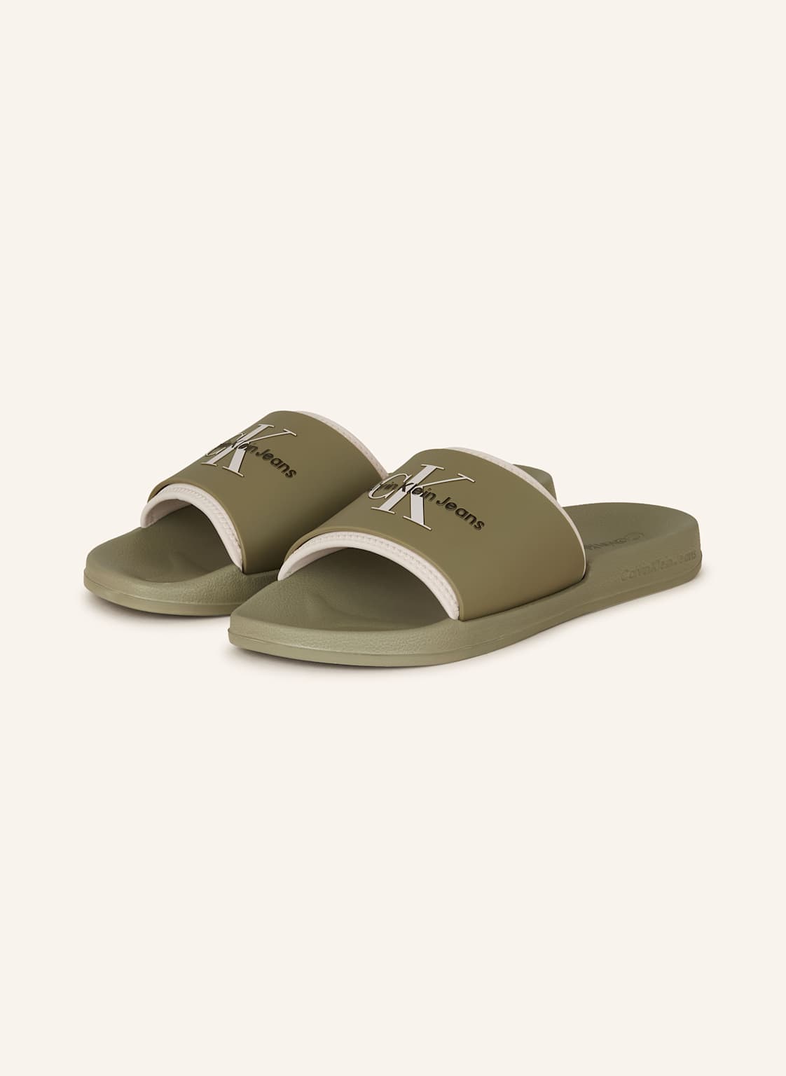 Calvin Klein Pantoletten beige Calvin Klein Pantoletten beige von Calvin Klein