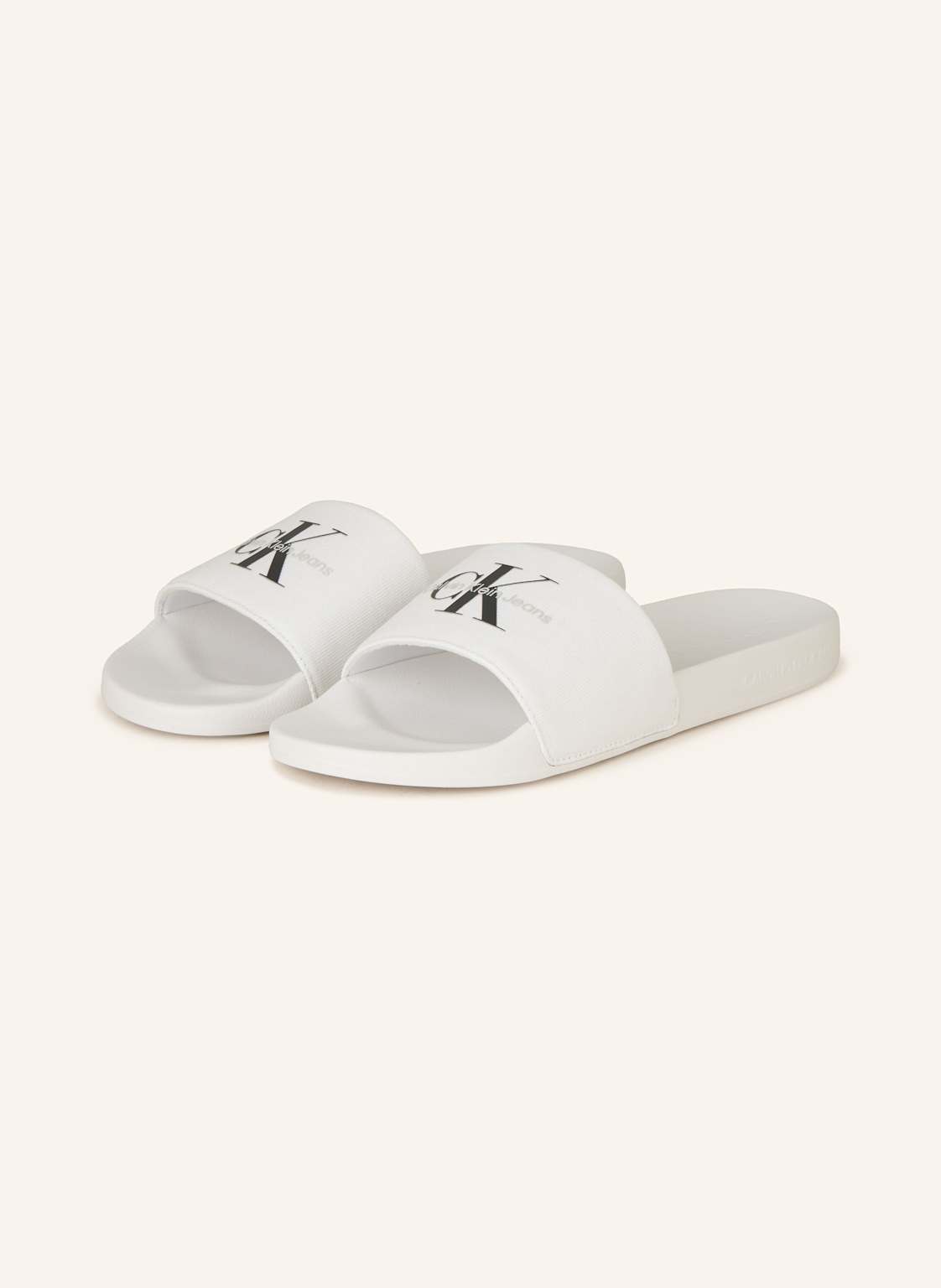 Calvin Klein Pantoletten weiss Calvin Klein Pantoletten weiss von Calvin Klein