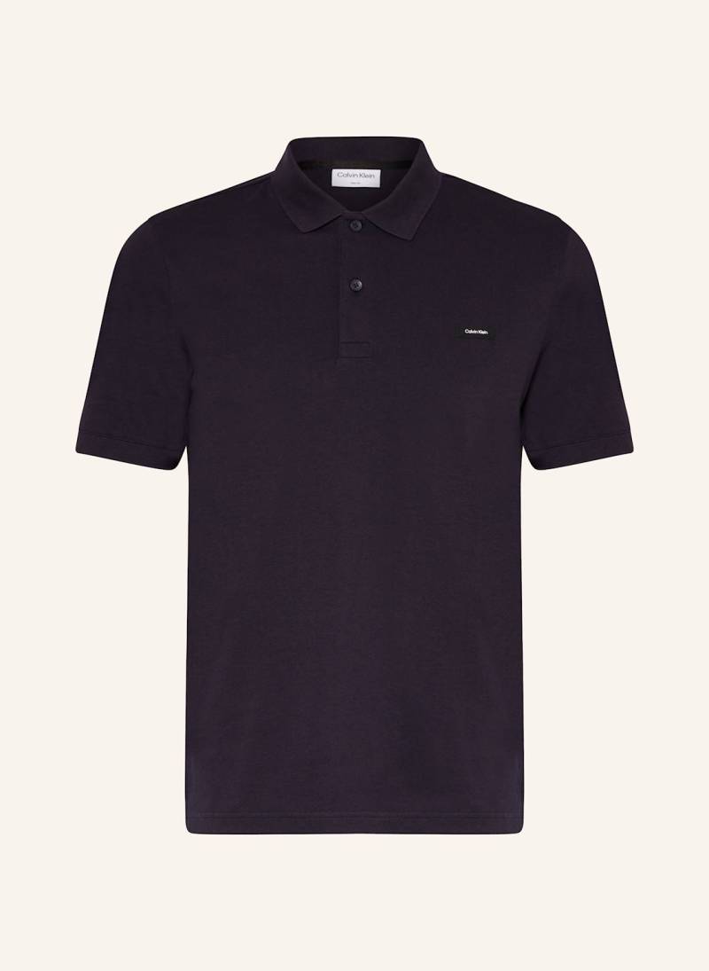 Calvin Klein Piqué-Poloshirt blau von Calvin Klein