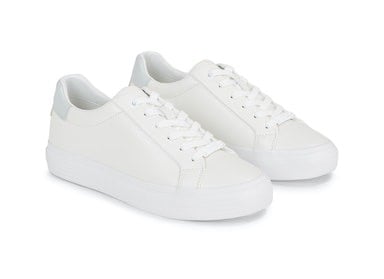 Calvin Klein Plateausneaker »VULC LACE UP NANO FOX-LTH«, zum Schnüren, Freizeitschuh, Halbschuh, Schnürschuh von Calvin Klein