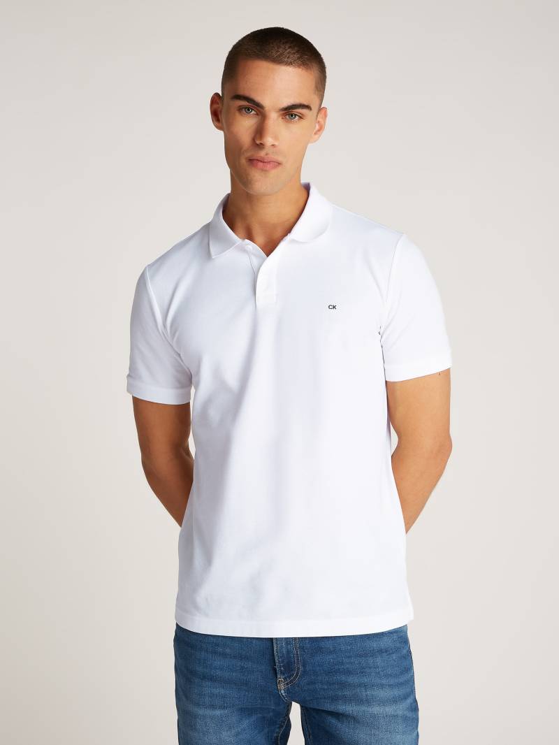 Calvin Klein Poloshirt »LOGO REFINED PIQUE SLIM«, mit Logoprägung von Calvin Klein