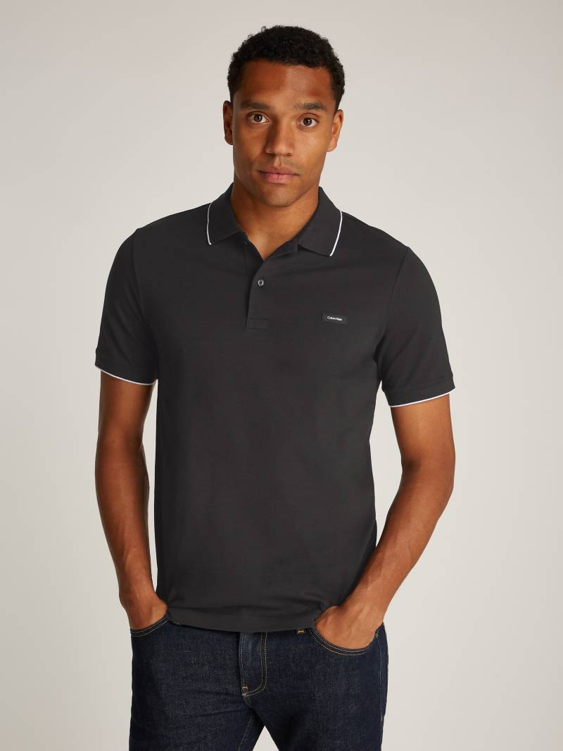 Calvin Klein Poloshirt »STRETCH PIQUE TIPPING POLO« von Calvin Klein