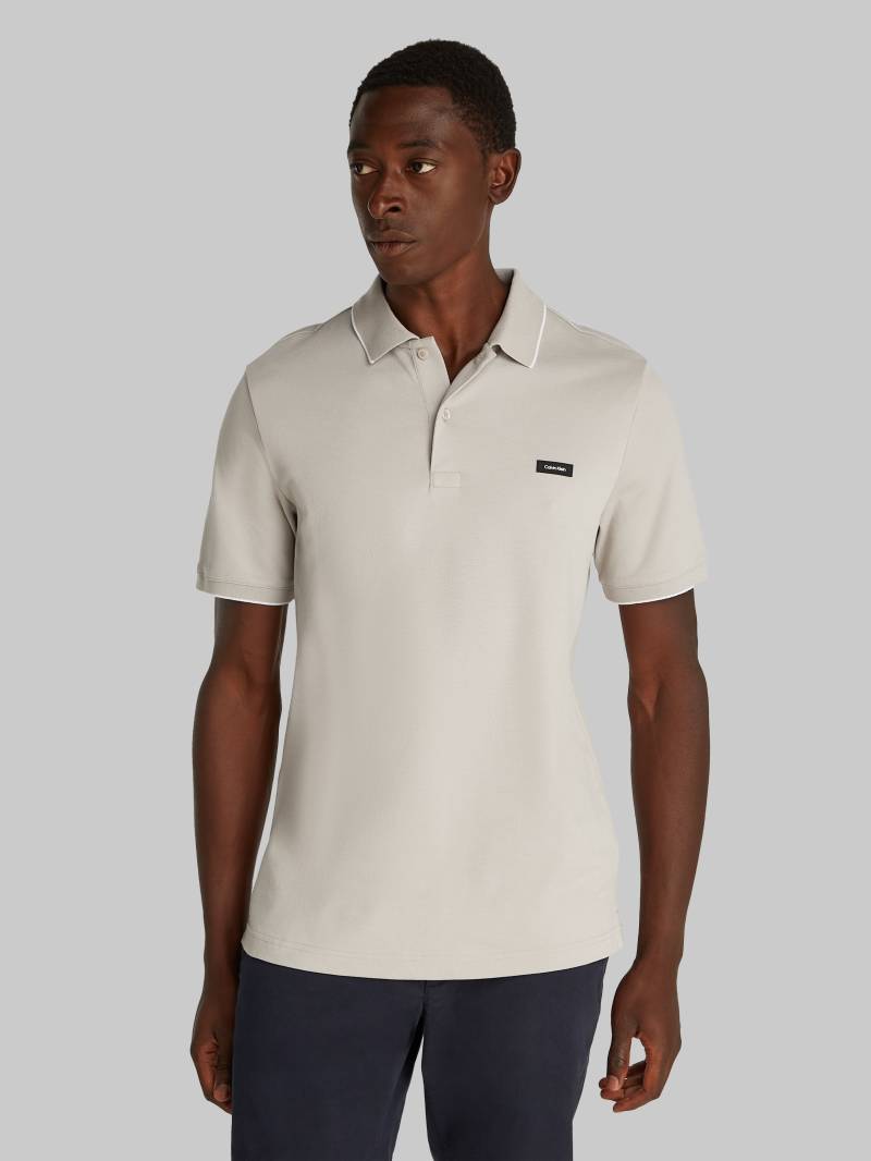 Calvin Klein Poloshirt »STRETCH PIQUE TIPPING POLO« von Calvin Klein