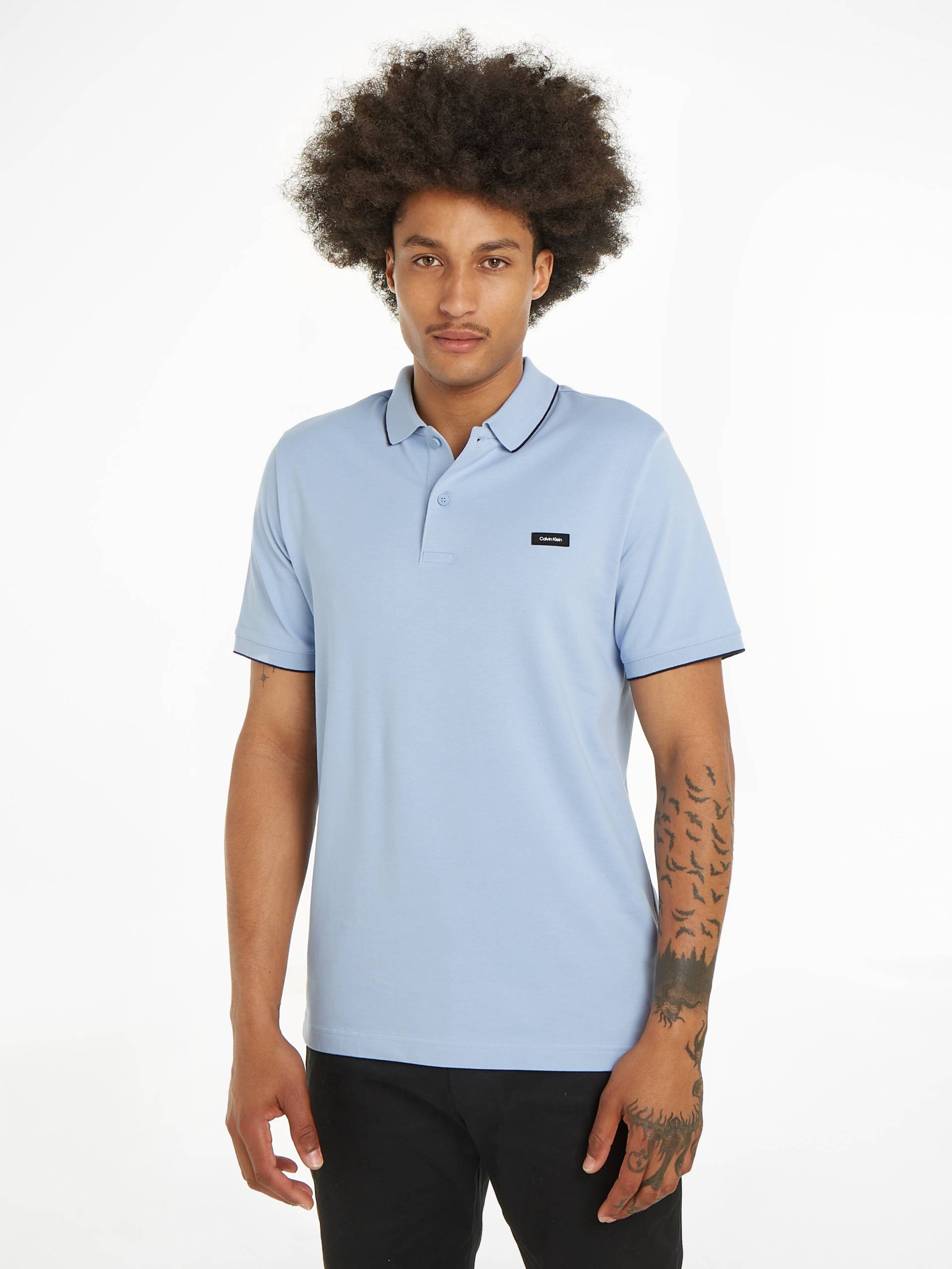 Calvin Klein Poloshirt »STRETCH PIQUE TIPPING POLO« Calvin Klein Poloshirt »STRETCH PIQUE TIPPING POLO« von Calvin Klein