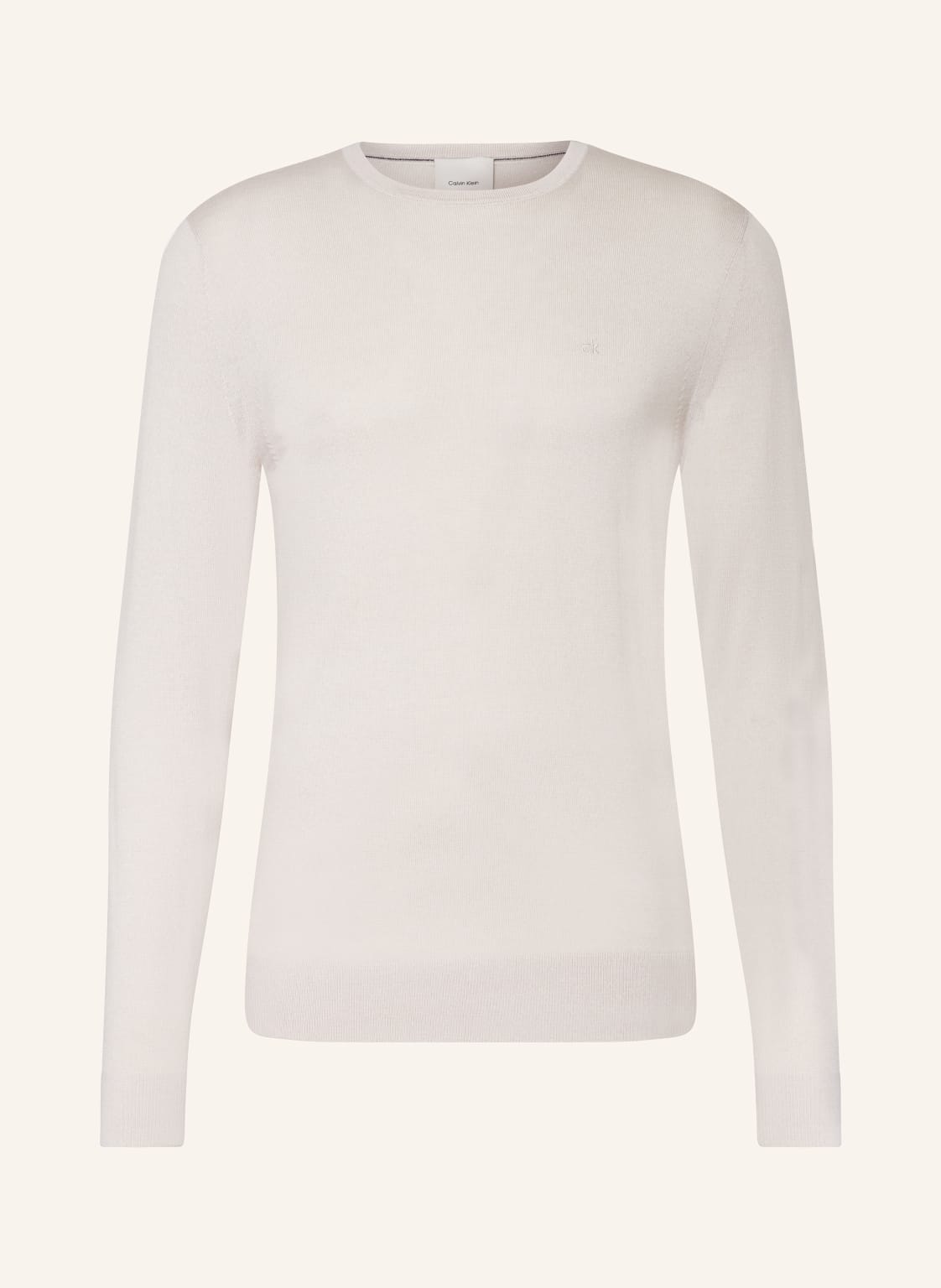 Calvin Klein Pullover Aus Merinowolle beige von Calvin Klein