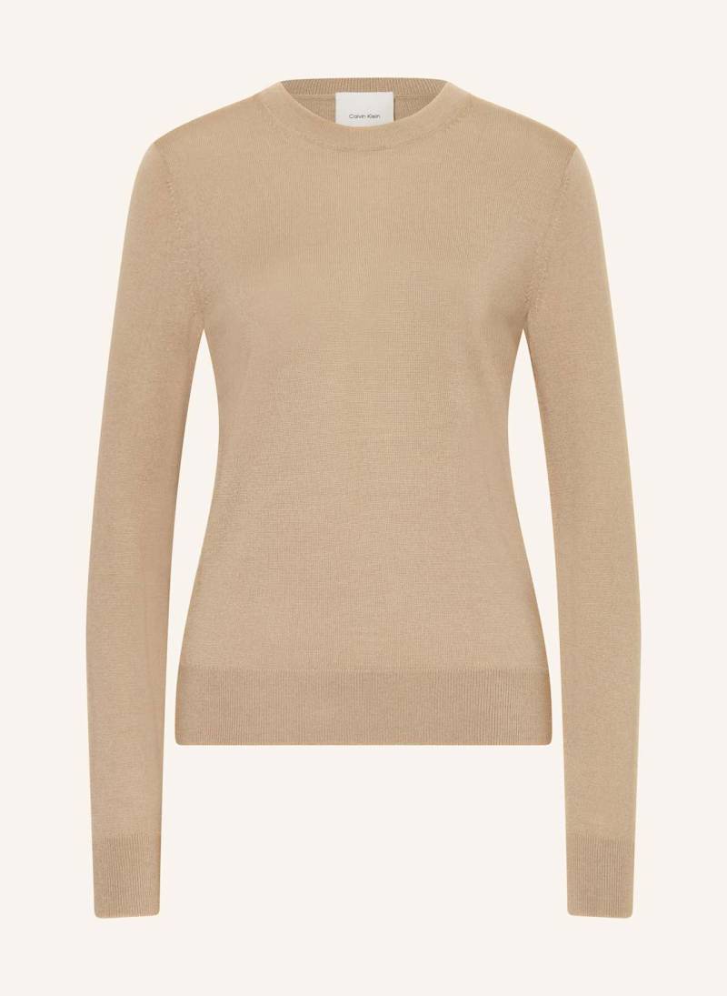 Calvin Klein Pullover braun von Calvin Klein