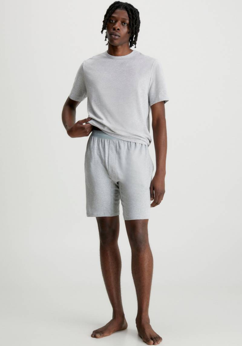 Calvin Klein Underwear Pyjama »S/S SHORT SET«, (Set, 2 tlg.), aus Baumwollstretch von Calvin Klein Underwear