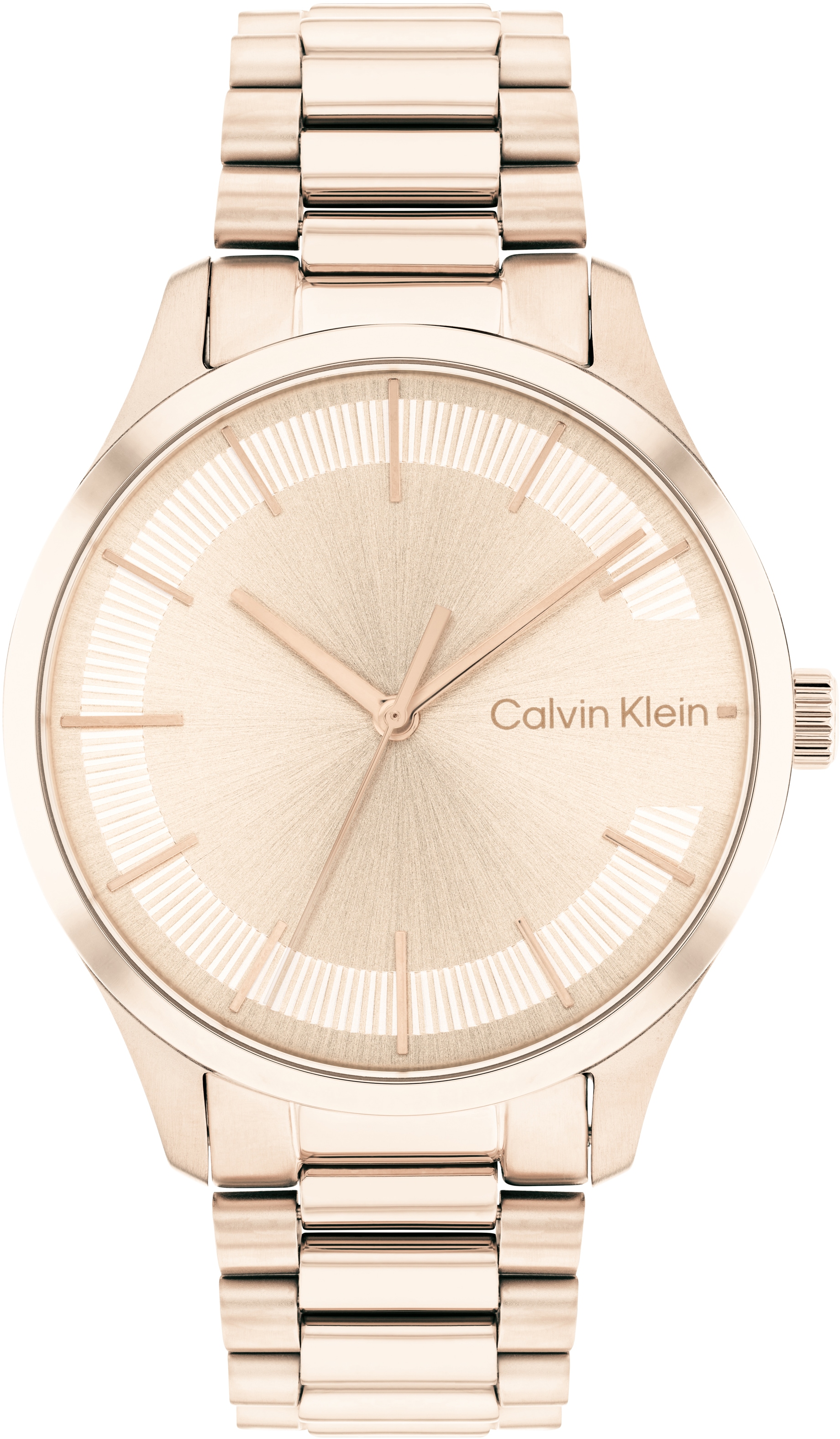 Calvin Klein Quarzuhr »ICONIC BRACELET 35 mm«, Armbanduhr, Damenuhr, Mineralglas, Edelstahlarmband von Calvin Klein