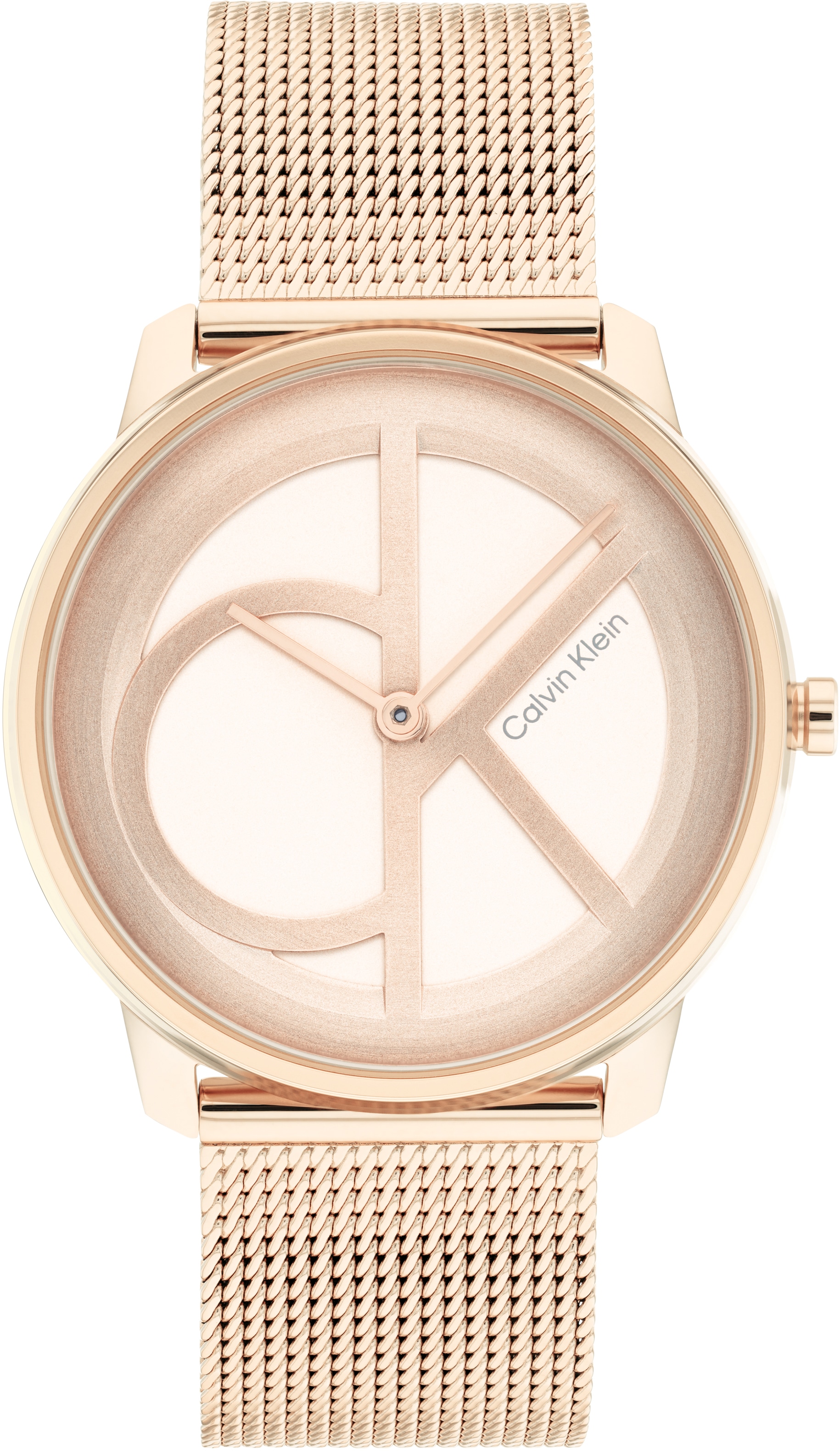 Calvin Klein Quarzuhr »CK ICONIC 35 mm«, Armbanduhr, Damenuhr, Mineralglas, Edelstahlarmband Calvin Klein Quarzuhr »CK ICONIC 35 mm«, Armbanduhr, Damenuhr, Mineralglas, Edelstahlarmband von Calvin Klein