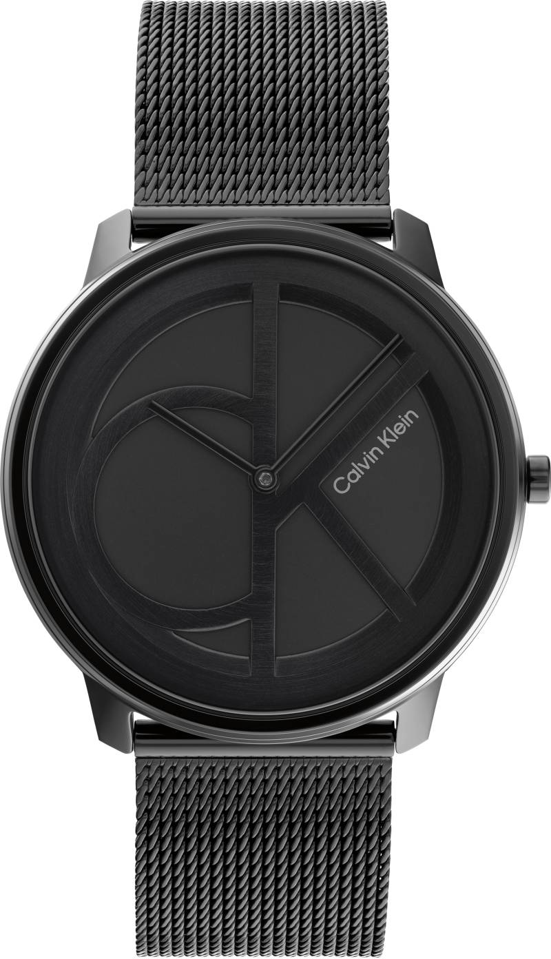 Calvin Klein Quarzuhr »Iconic Mesh 40 mm, 25200028«, Armbanduhr, Damenuhr, Herrenuhr, Edelstahlarmband, analog von Calvin Klein