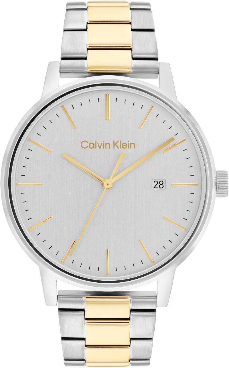 Calvin Klein Quarzuhr »Linked, 25200055«, Armbanduhr, Herrenuhr, Datum, Mineralglas, Edelstahlarmband von Calvin Klein