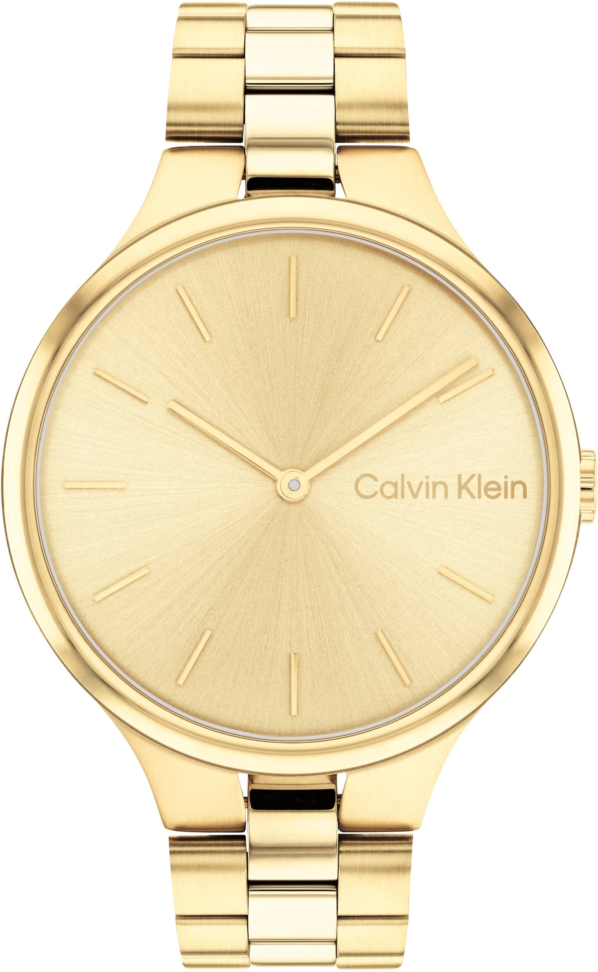 Calvin Klein Quarzuhr »Linked, 25200126«, Armbanduhr, Damenuhr, Mineralglas, IP-Beschichtung von Calvin Klein